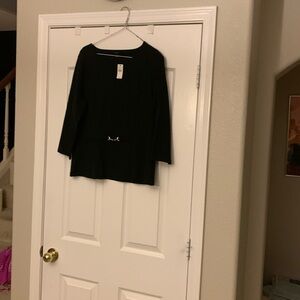 A black Talbots top